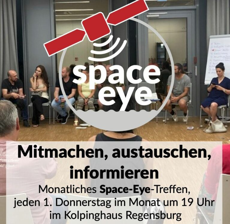 Monatliches Space-Eye-Treffen – Mitmachen, austauschen, informieren