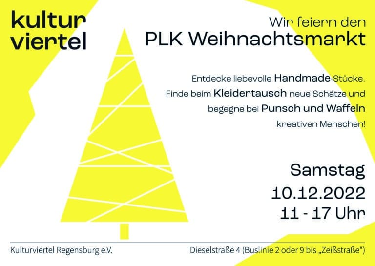 PLK Kulturviertel Regensburg Weihnachtsmarkt für alle