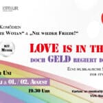 Plakat des Theaterstück "Love is in the Air"