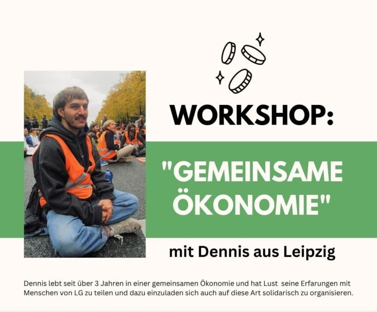 Workshop-Tour “Geld & Gemeinsame Ökonomie”