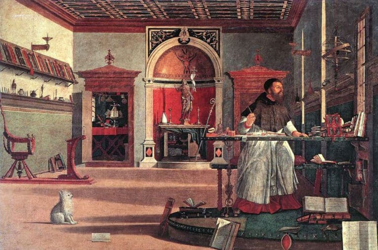 Vittorio Carpaccio: Der Hl. Augustinus im Studierzimmer