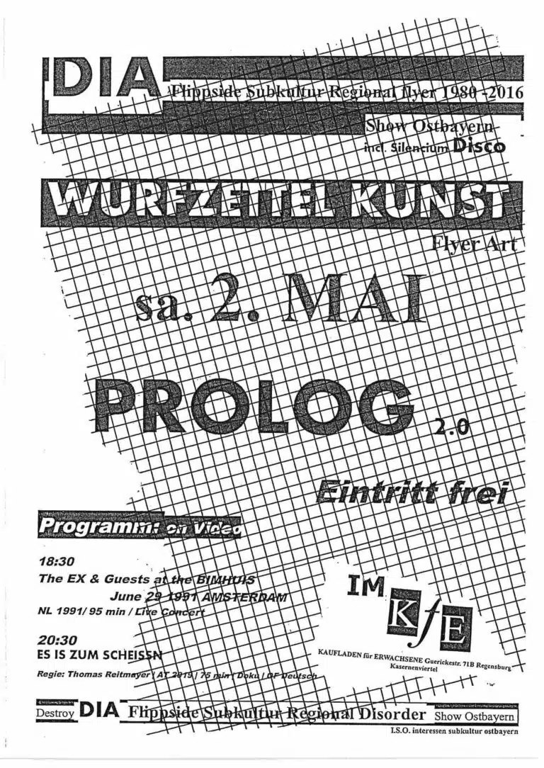 Wurfzettelkunst PROLOG 2.0 @ KfE*
