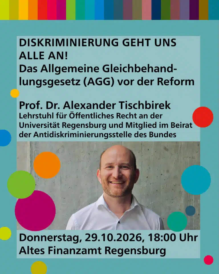 Diskriminierung geht uns alle an! Das Allgemeine Gleichbehandlungsgesetz (AGG) vor der Reform